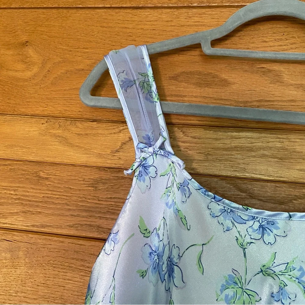 Vintage Inner Most lavender purple floral slip dress - Picture 2 of 6